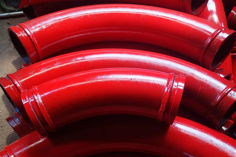 90 degree 45 degree concrete pump pipe elbow