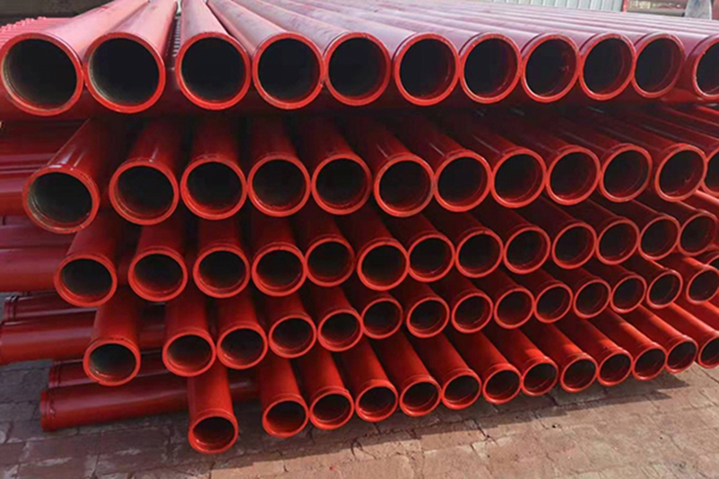 A 3-meter concrete pump pipe weighing 48 kilograms