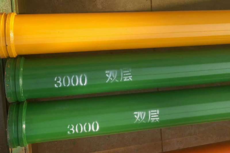 3-meter length of twin wall boom concrete pump pipe