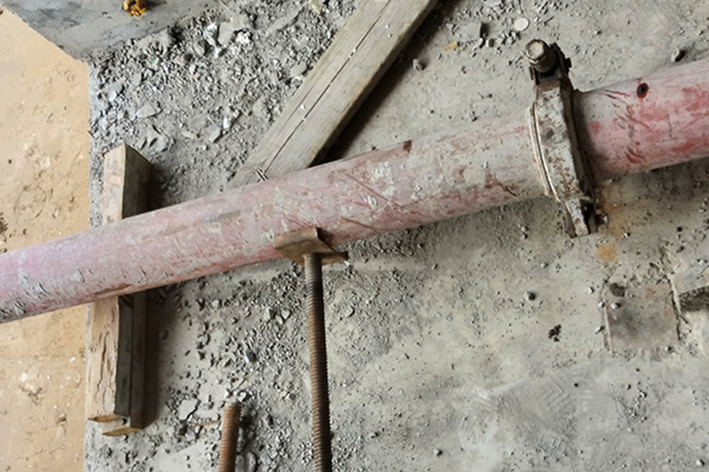 Cleaned concrete pump pipes