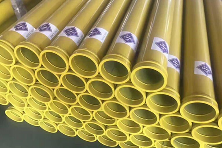 Pictures of 5 inch concrete pump piping
