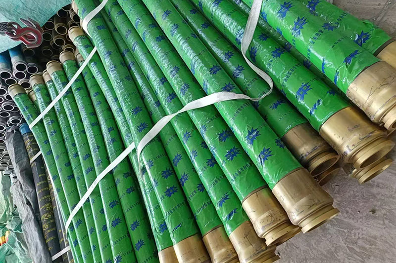 3-meter length concrete pump hose with 125 mm inner diameter